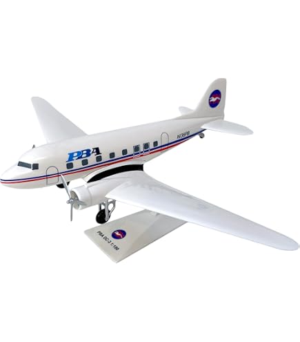 Amazon.com: Flight Miniatures Continental DC-3 1:100 Scale